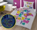 Pościel Świecąca w ciemności GAMER PAD kolorowy 140x200 + poszewka 70x80 3848B
