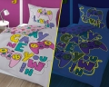 Pościel Świecąca w ciemności GAMER PAD kolorowy 140x200 + poszewka 70x80 3848B