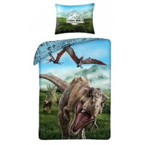 Pościel Bawełniana T-REX 140x200 Jurassic World 