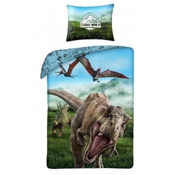 Pościel Bawełniana T-REX 140x200 Jurassic World 