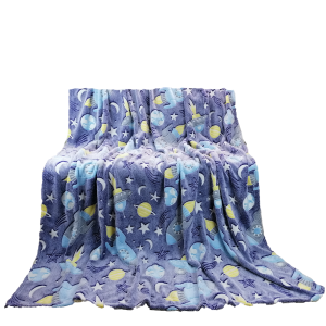 Koc Świecący w ciemności 150x200  Rakiety w Kosmosie Fluo