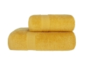 Ręcznik 70x140 Leo łazienkowy Miodowy Zółty 100% bawełna 450g miękki 