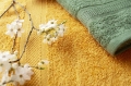 Ręcznik 50x90 Leo łazienkowy Zielony 100% bawełna 450g miękki 