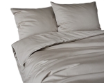 Pościel Pure z Makosatyny bawełnianej 220x200 Beżowa Premium   