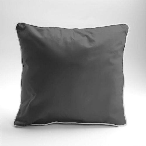 Poszewka Pure z Makosatyny bawełnianej 40x40 C.Szara Premium 