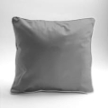 Poszewka Pure z Makosatyny bawełnianej 40x40 Szara Premium  
