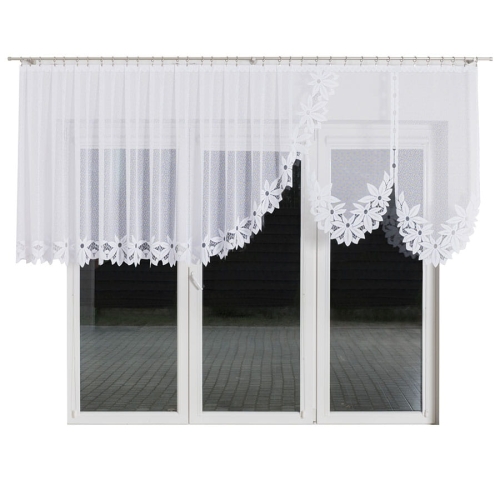 Firanka gotowa żakardowa JADWIGA 500x140cm biała