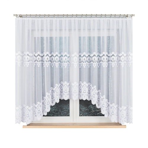 Firanka gotowa żakardowa DARIA 400x160cm biały  