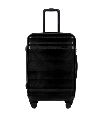 Walizka Kabinowa S WINGS Czarna/Black Polipropylen 