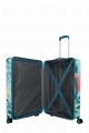 Walizka Duża 77cm L Cruise Turkusowe Lilie Print Travelite 
