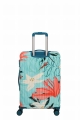 Walizka Średnia 68cm M Cruise Turkusowe Lilie Print Travelite