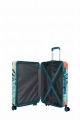 Walizka Średnia 68cm M Cruise Turkusowe Lilie Print Travelite