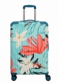 Walizka Średnia 68cm M Cruise Turkusowe Lilie Print Travelite