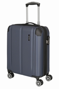Walizka Kabinowa Poszerzana City Granatowa 55cm S Travelite