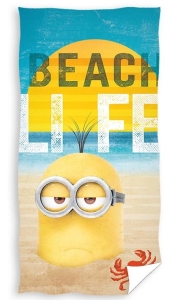 Ręcznik Plażowy Kąpielowy 70x140 Minionki 