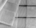 Ręcznik 50x90 Rocco j. szary 600g 100% bawełna 