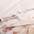 Pościel Lniana LINEN Druk 220x200 Róże 04