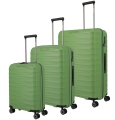 Zestaw Walizek L/M/S Mooby Travelite Zielony