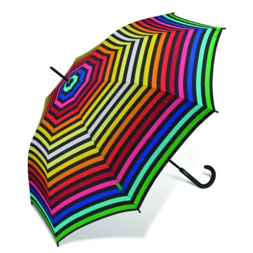 Parasol Benetton Long Długi Tęczowy Rainbow Multikolor Paski
