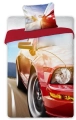Pościel 140x200 Młodzieżowa Bawełniana Auto Czerwone Car 