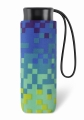 Parasol Happy Rain Ultra Mini Tęczowy Multikolor z niebieskim
