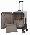 Walizka Kabinowa 55cm S TRAVELITE Crosslite Popielata Natur