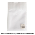 Zasłona balkonowa Woal na Przelotki 140x230 Basic gładka biel