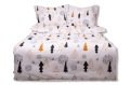 Pościel Flanelowa Świąteczna 220x200 F87 Choinki  
