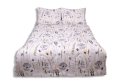Pościel Flanelowa 160x200 F90 Kwiaty Pastelowe
