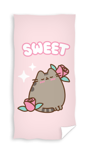 Ręcznik Kąpielowy 70X140 PUSHEEN Różowy So Sweet Róża