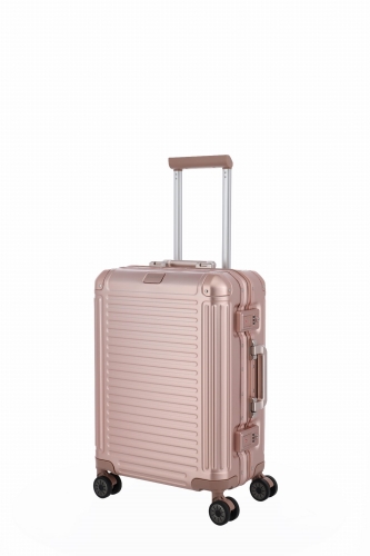 Walizka Next Kabinowa 55cm S Aluminium Premium Różowa Rose
