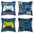 Poszewka Świecąca w ciemności 40x40 Gamer Pad BAWEŁNA  