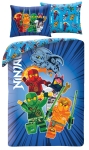 Pościel Młodzieżowa 140X200 Lego Ninjago Mikrofibra  