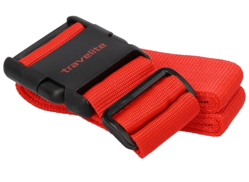 Pas do walizki Travelite czerwony