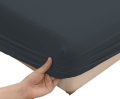 Prześcieradło JERSEY Z GUMKĄ 160x200 Ciemny szary