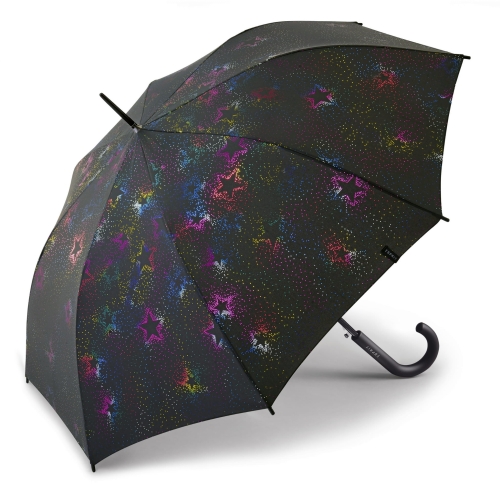 Parasol Esprit Długi Long  Kolorowe Gwiazdki Premium
