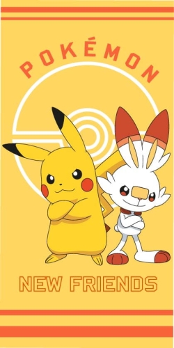 Ręcznik Plażowy Kąpielowy 70x140 Pokemony Pikaczu  