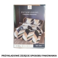 Pościel 160x200 Satyna Bawełniana Triana Geometryczna Multikolor