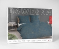 Pościel Bawełna 160x200 Kwiaty Liście Turkusowa