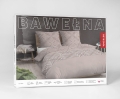 Pościel Bawełna 140x200 Geometryczna Różowa