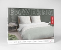 Pościel Bawełna 220x200 Pnącza Liście Miętowa