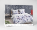 Pościel Bawełna 180x200 Kwiaty Niebiesko Różowa