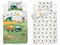 Komplet do łóżeczka 90x120 Kołdra + Pościel Traktorek Farma 