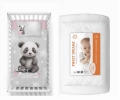 Komplet do łóżeczka 90x120 Kołdra + Pościel Panda Miś
