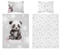 Komplet do łóżeczka 90x120 Kołdra + Pościel Panda Miś