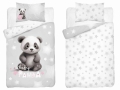 Komplet do łóżeczka 90x120 Kołdra + Pościel Panda Miś