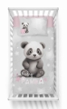 Komplet do łóżeczka 90x120 Kołdra + Pościel Panda Miś