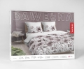 Pościel Bawełna 140x200 Kwiaty różowe pudrowe na jasnym tle