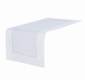 Obrus Bieżnik 50x100 biały Gold Zdobiony Złotą Żyłką