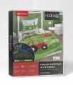 Pościel Świecąca w ciemności 160x200 Traktorek Czerwony Farma 